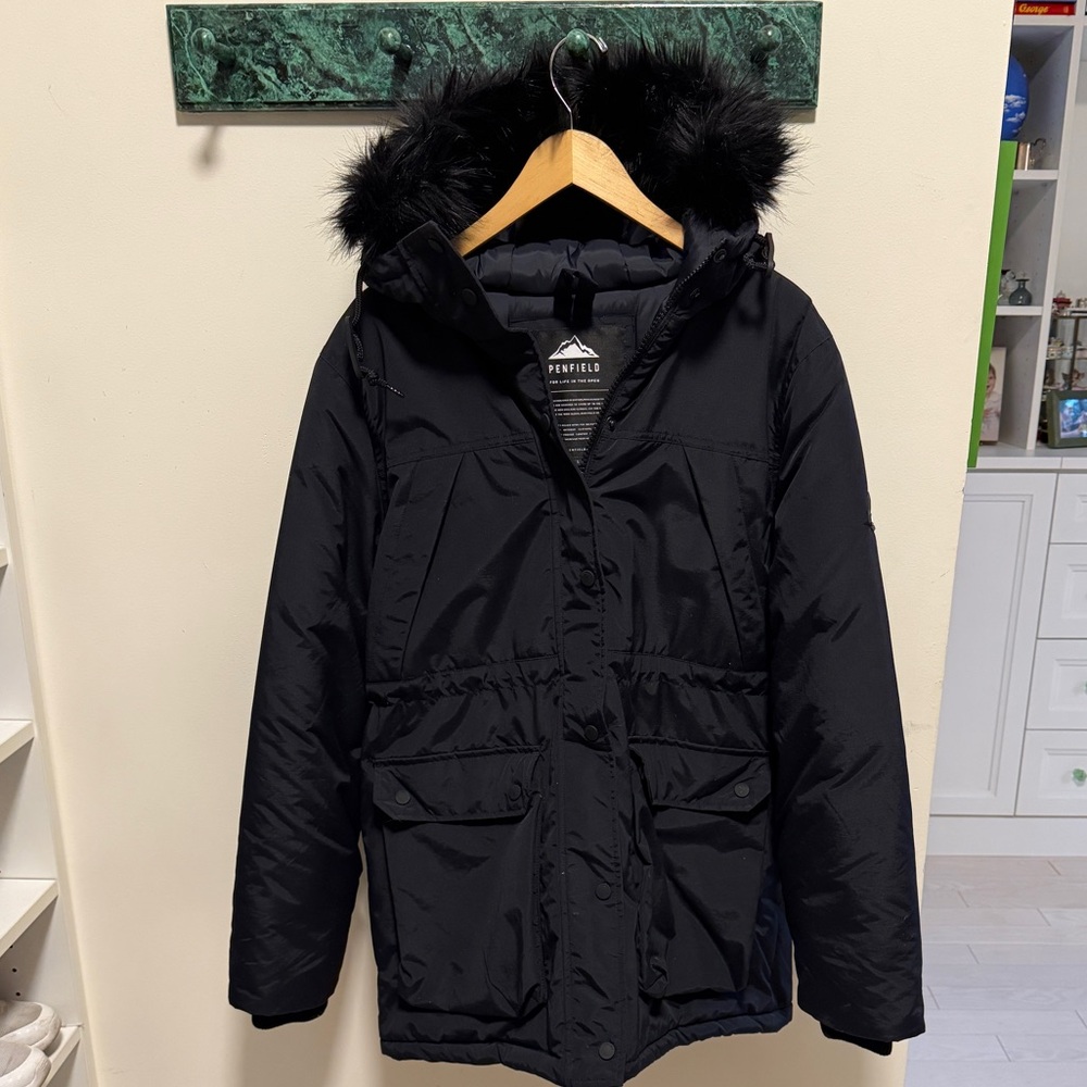 Penfield Women's Hooded Parka Black Size L
